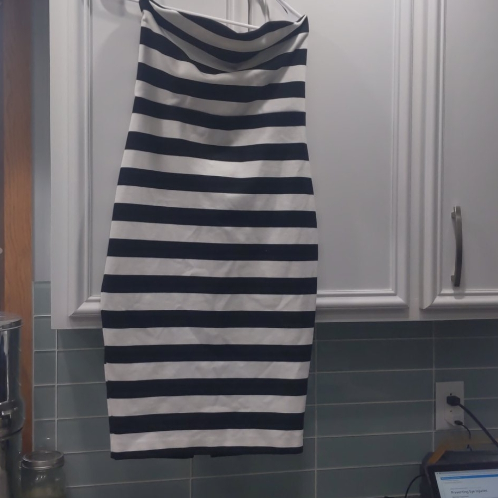 Express strapless dress